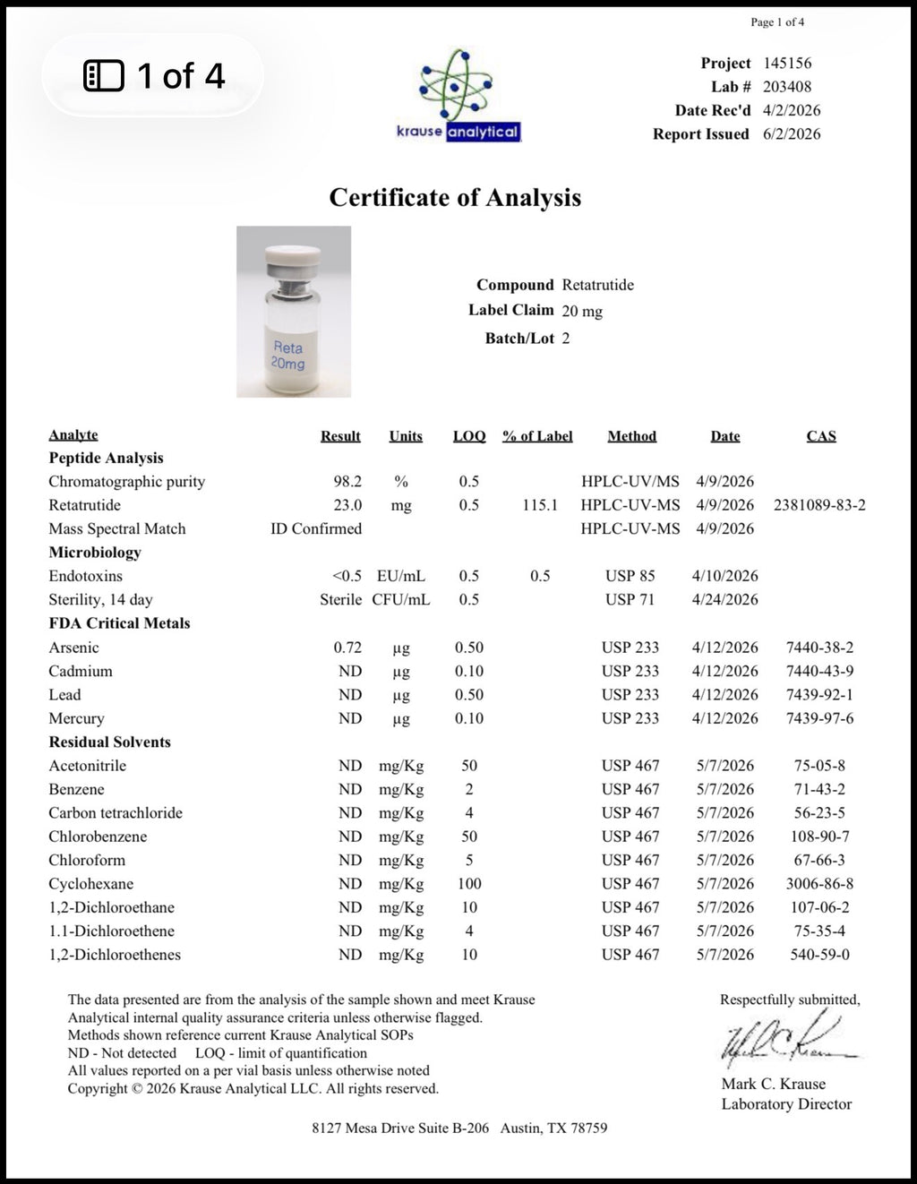 GLP-3 (R) 20mg