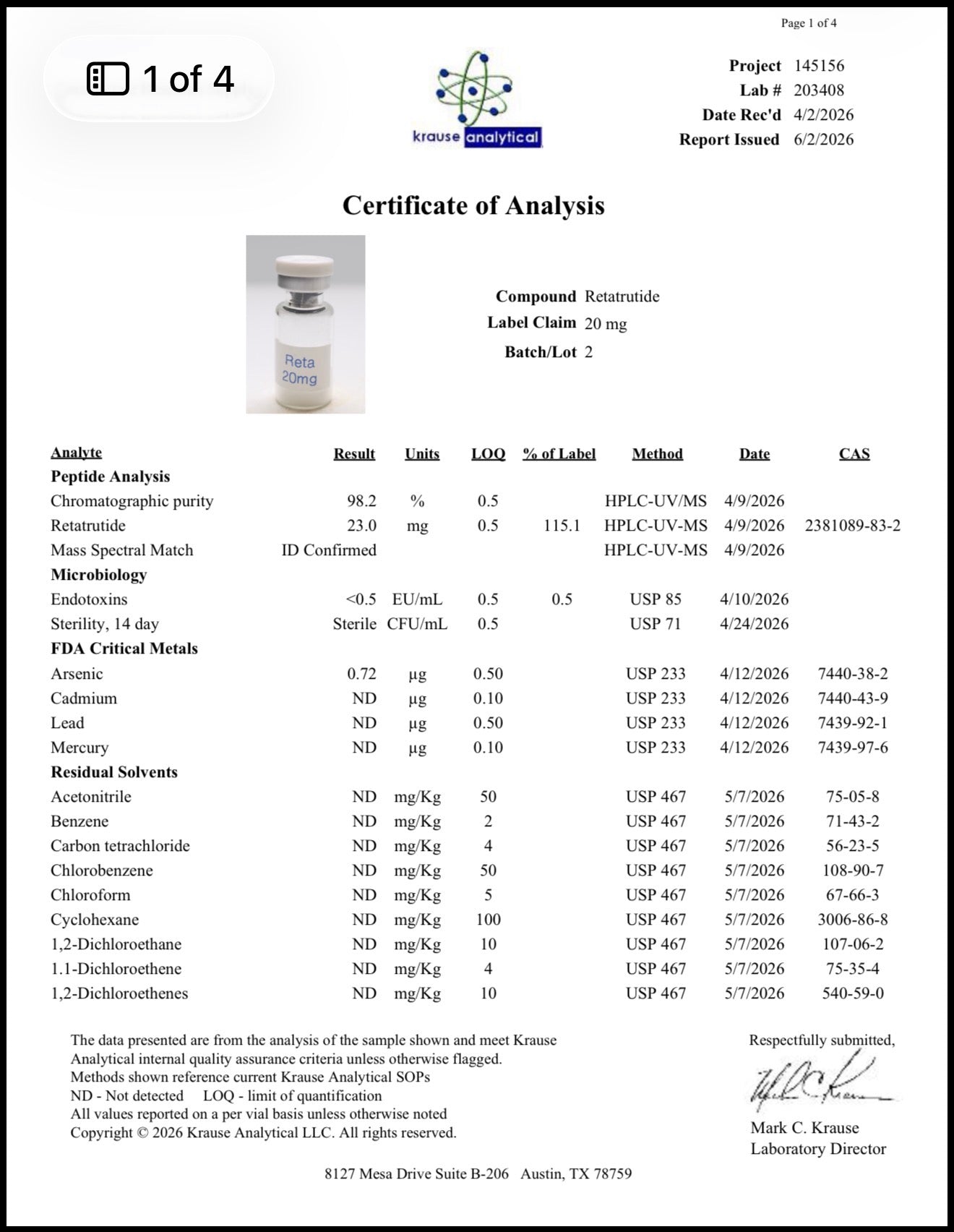 GLP-3 (R) 20mg